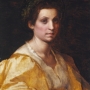 Andrea del Sarto, Portrait d'une femme en jaune