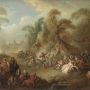 Jean-Baptiste Pater, Réjouissance de soldats, 1728, huile sur toile, Paris, musée du Louvre © RMN-GP (musée du Louvre) / René-Gabriel Ojéda