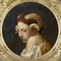 Jean-Léon Gérôme Tête de femme coiffée de cornes, 1853