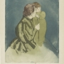 Mary Cassatt, [Mère et enfant] : [Robe verte], vers 1894