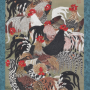 Ito Jakuchü, Coqs (un des trente rouleaux des images du royaume coloré des êtres vivants) avant 1765.