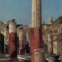 Alceste Campriani, Ruines de Pompei, vers 1800. Collection particulière