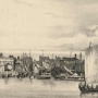 Quai Sainte-Croix, chantiers navals, A.H.E. Sewrin-Bassompierre, lithographie, Bibliothèque municipale de Bordeaux, Fonds Delpit C622