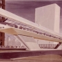 Rendu architectural d'une station, A. Le Mormand, architecte, 1960, Archives municipales de Bordeaux, AmBx 1-W-54