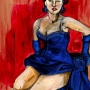 Yolanda Gonzalez, Portrait of Marissa in Blue Dress, 2011. Courtesy de l’artiste.