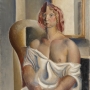 Femme assise en chemise, 1920,  Huile sur toile, 108 x 82 cm Musée des Beaux-Arts d’Agen ©ADAGP, Paris 2014 