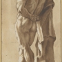 Anonyme, Hercule Farnèse vu de dos, 18e siècle