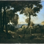 Henri Harpignies (1819-1916), Le Vésuve, vue prise depuis Sorrente, 1866