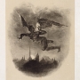 Eugène Delacroix, Méphistophélès dans les airs. Planche de Faust, tragédie de Mr de Goethe, 1827