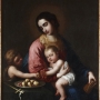 Francisco de Zurbarán (1598 – 1664) - Vierge à l’Enfant avec saint Jean-Baptiste - vers 1659 