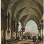 Francesco Guardi (1712-1793) - L’arcade du Palais des Doges à Venise, en direction de la basilique San Giorgio Maggiore