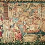 Arrivée de Vasco de Gama à Calicut Atelier de Tournai, début du XVIe siècle. Tapisserie en laine et soie. Caixa Geral de Depósitos (CGD), Lisbonne, Portugal.  © Bridgeman Images
