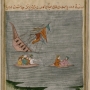 Scène de naufrage du bateau de Kâmârup (Kâmarûp va kâmalatâ) ** Abdullah Qutb Shah, Lahore, Pakistan, 1834-1835. Peinture sur papier.  Bibliothèque nationale de France, Paris © BnF