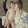 Mary Cassatt, La mère et l’enfant (Le miroir ovale), 1899