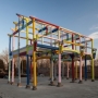 Ai Weiwei, Colored House [Maison colorée], 2015 -   Bois, peinture industrielle, verre - 1025 x 620 x 765 cm © Image courtesy Ai Weiwei Studio