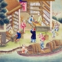 Scènes extraites de l’Album sur la fabrication de la porcelaine - Chine Dynastie Qing, 1e moitié du XVIIIe siècle - Rennes, musée des Beaux-arts, inv. 1794-1-616 