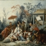 François Boucher - Le jardin chinois 1742 - Huile sur toile - Besançon, Musée des Beaux-Arts et d’Archéologie