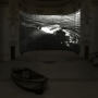 Tania Mouraud, Ad Infinitum, 2007-2009 Vidéo HD, noir et blanc, sonore (boucle) Durée : 8’10“ Edition de 3 + 2 EA Vue d’installation, 2009, Musée des Beaux-Arts - Chapelle de l'Oratoire, Nantes © ADAGP, Paris 2015 © Photographie C. Clos 