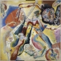 Vassily Kandinsky , Bild mit rotem Fleck [Tableau à la tache rouge], 25 Février 1914