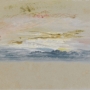 TURNER William (1775 - 1851) Sunset, c.1846-50 - Watercolour and bodycolour on grey paper