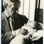 Photograph of Pablo Picasso and Maya, Clinique du Belvédère, Boulogne-Billancourt, September 6th, 1935