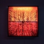 Pixels Infini (rouge), Miguel Chevalier, 2009
