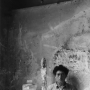 A. Giacometti dans l'atelier par Arnold Newman