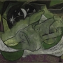 Pablo Picasso, Femme nue couchée (ou : Nu étoilé), 12 août 1936-2 octobre 1936, Huile sur toile, 1,306 x 1,625 m Paris, Centre Pompidou, Musée national d'art moderne 