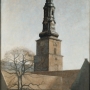 Vilhelm Hammershøi, Église Saint-Pierre, Copenhague, vers 1906, huile sur toile, 78 x 51,5 cm Ambassador John L. Loeb Jr. Danish Art Collection © TX0006154704, registered March 22, 2005