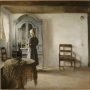 Peter Ilsted, Intérieur, 1896, huile sur toile, 69 x 69 cm Paris, musée d'Orsay Photo © RMN-Grand Palais (musée d'Orsay) / Hervé Lewandowski