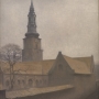 Vilhelm Hammershøi, Église Saint-Pierre, Copenhague, 1906, huile sur toile, 133 x 118 cm Copenhague, Statens Museum for Kunst © SMK Photo/Jakob Skou-Hansen