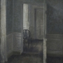 Vilhelm Hammershøi, Intérieur avec une chaise Windsor, 1913, huile sur toile, 73,5 x 54 cm Ambassador John L. Loeb Jr. Danish Art Collection © TX0006154704, registered March 22, 2005