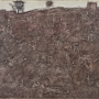 Jean Dubuffet, Le Géologue (série Tables paysagées, paysages du mental, pierres philosophiques), décembre 1950. Huile sur toile, 98 x 131 cm. Fondation Gandur pour l’Art, Genève © Fondation Gandur pour l’Art, Genève. Photographe : Sandra Pointet © Adagp, 