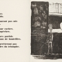 Jean Dubuffet (lithographie), Eugène Guillevic (poème), Les murs, Les éditions du Livre, Paris, 1950. Planche VIII 