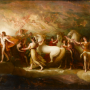 Benjamin West (1738-1820), Phaéton sollicitant d'Apollon la conduite du char du Soleil, 1804, Paris, musée du Louvre © RMN-Grand Palais (musée du Louvre) / Jean-Gilles Berizzi