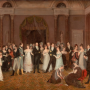 Rolinda Sharples (1793 1838), Le Vestiaire de la salle de bal de Clifton (The Cloak Room, Clifton Assembly Rooms), 1818. Huile sur toile, 73 x 88.2 cm, K1075 © Bristol, Bristol Museum & Art Gallery