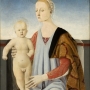 Attribué à Piero della Francesca (Borgo San Sepolcro entre 1412 et 1420 – 1492) ou Luca Signorelli (Cor- tone, vers 1450 – vers 1523), La Vierge et l’Enfant, vers 1470-1475,