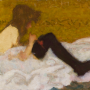 Pierre Bonnard, La jeune fille aux bas noirs, 1893