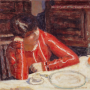 Pierre Bonnard, Le corsage rouge, 1925