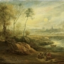 Pierre Paul Rubens,  Landscape with bird catcher, c. 1635–1640 - 