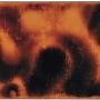 Yves Klein Peinture de feu sans titre, (F 24) 1961 Carton brûlé 139 x 299 cm Collection particulière  © Succession Yves Klein c/o ADAGP, Paris, 2022