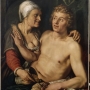 Le jeune homme et la vieille Hendrick Goltzius 1614