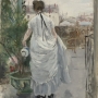 Berthe MORISOT Jeune Femme arrosant un arbuste 1876 Huile sur toile, 40,01 x 31,75 cm