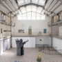Frac-Artothèque Nouvelle-Aquitaine, Limoges, vue d’ensemble de l’exposition « Paysages recommencés », 2025. 