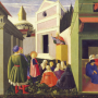Fra Angelico (1387-1455) Épisodes de la vie de saint Nicolas : la naissance, la vocation et le don aux trois jeunes filles pauvres, vers 1437 