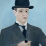 Autoportrait au chapeau melon, 1933