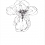 Orchidée (1999), Encre de chine sur papier (15x10,5 cm) 
