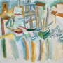 Raoul Dufy, Bateaux et barques à Marseille, 1907, huile sut toile, 46 x54,40 cm, colle ction particulière, France ©Paris, ADAGP 2013