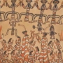 William Barak, Danse du boomerang, début du 20e siècle. Aquarelle. Coll. Musée d'ethnographie de Neuchâtel, © Alain Germond.