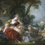 François Boucher (1703-1770) L’Ecole  de  l’amitié